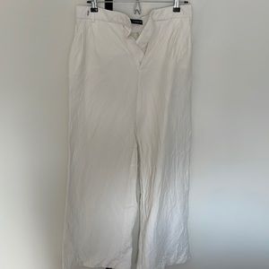 Zara wide leg linen pants